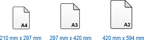 Paper Tray Page Sizes